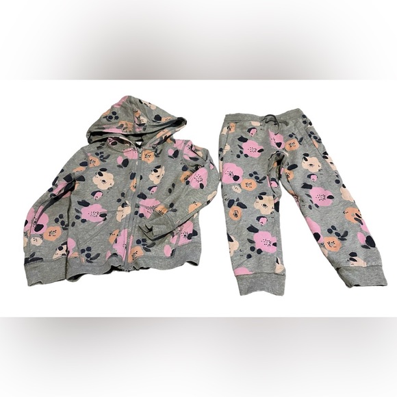 Tea Collection Other - Tea Collection sweatsuit outfit. Floral. Size 4T.